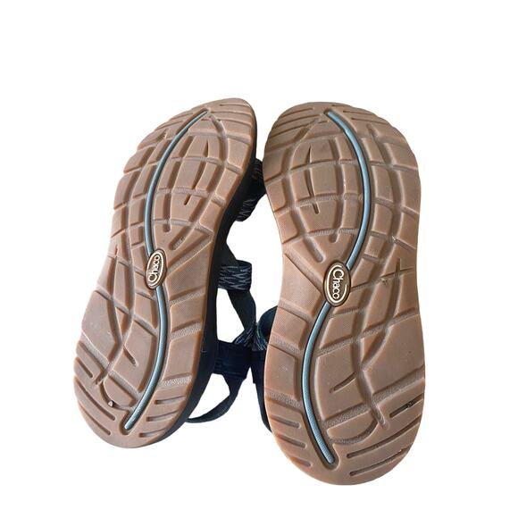 Chaco Z Cloud Classic Trine Blue Strappy Hiking Sandals Size 9 - Picture 3 of 8